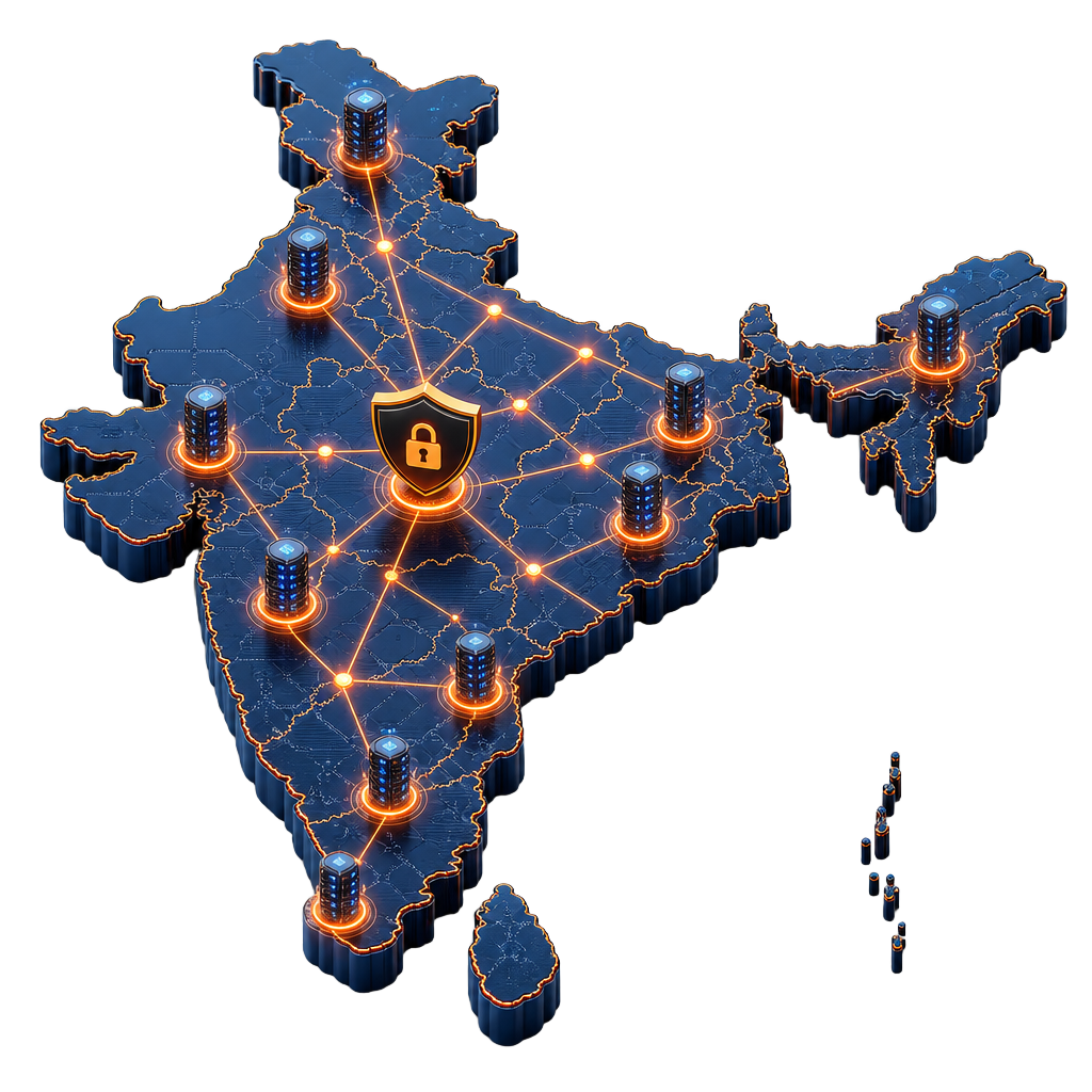 India Server Map